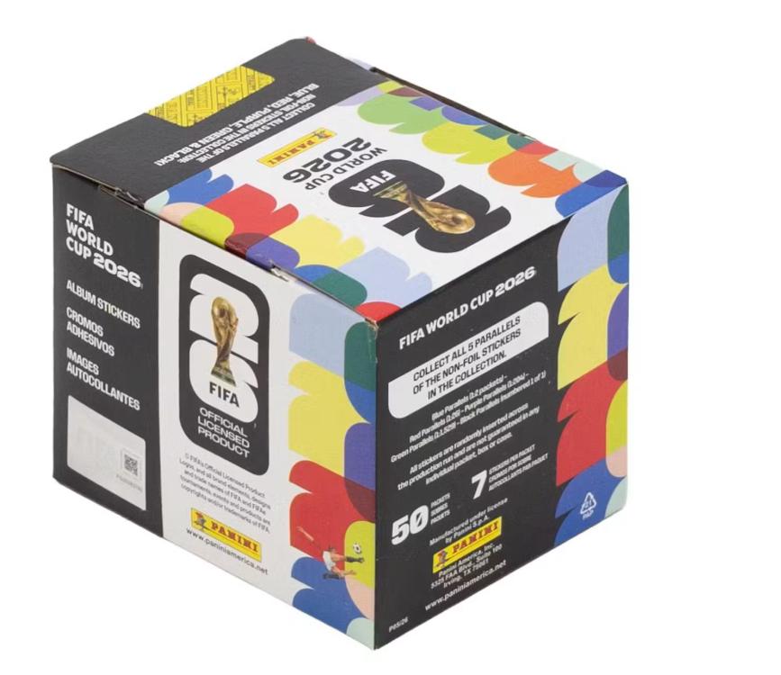 Panini FIFA World Cup 2026 Official Sticker Collection – 50 Pack Box