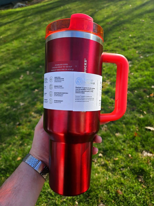 Starbucks x Stanley Red 40oz Quencher Tumbler – Limited Edition