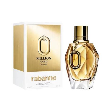 Rabanne Million Gold For Her Eau de Parfum 90ml 3.0 oz women's luxury fragrance