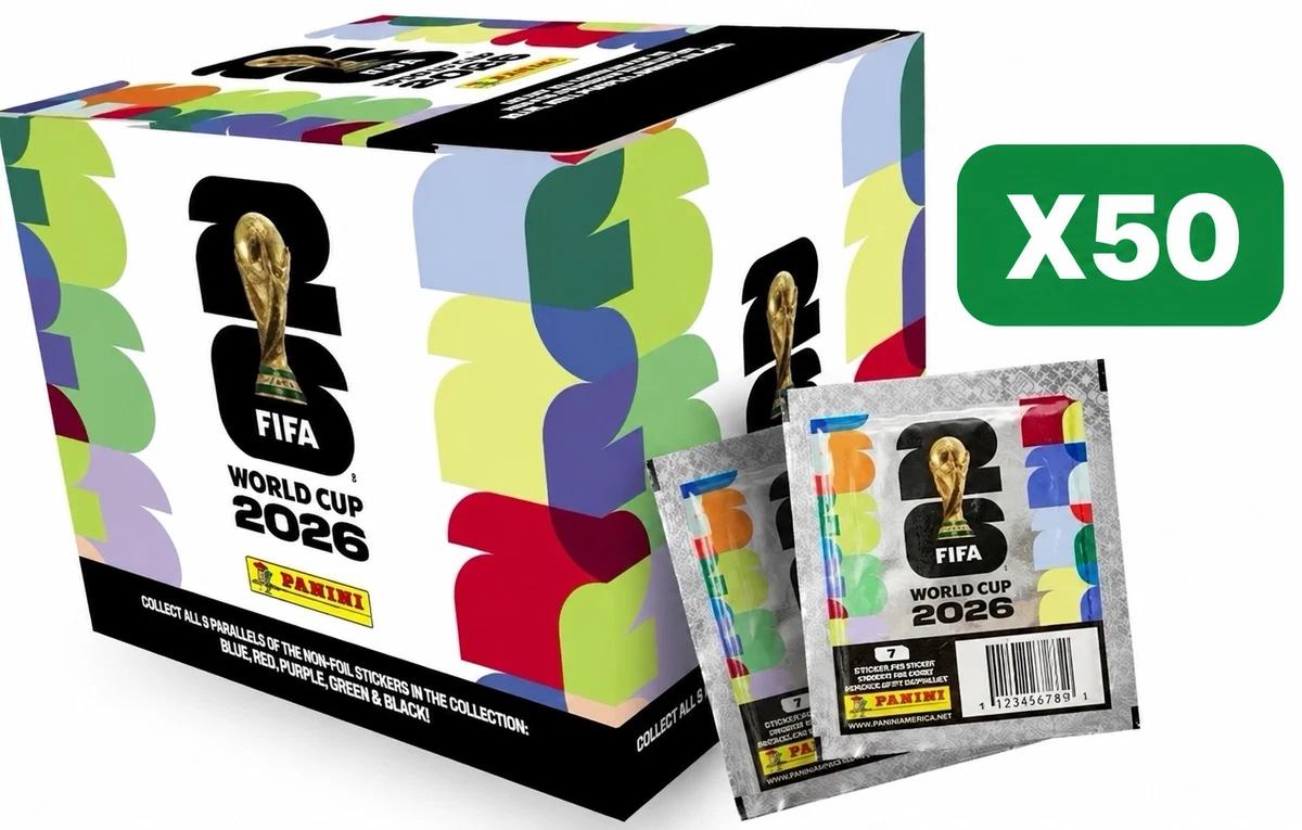 Panini FIFA World Cup 2026 Official Sticker Collection – 50 Pack Box